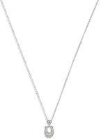 (Women) COACH Letter Design Copper Necklace for Women - Silver Color CJ716-Q1E (Women) COACH Letter Design Copper Necklace for Women - Silver Color CJ716-Q1E