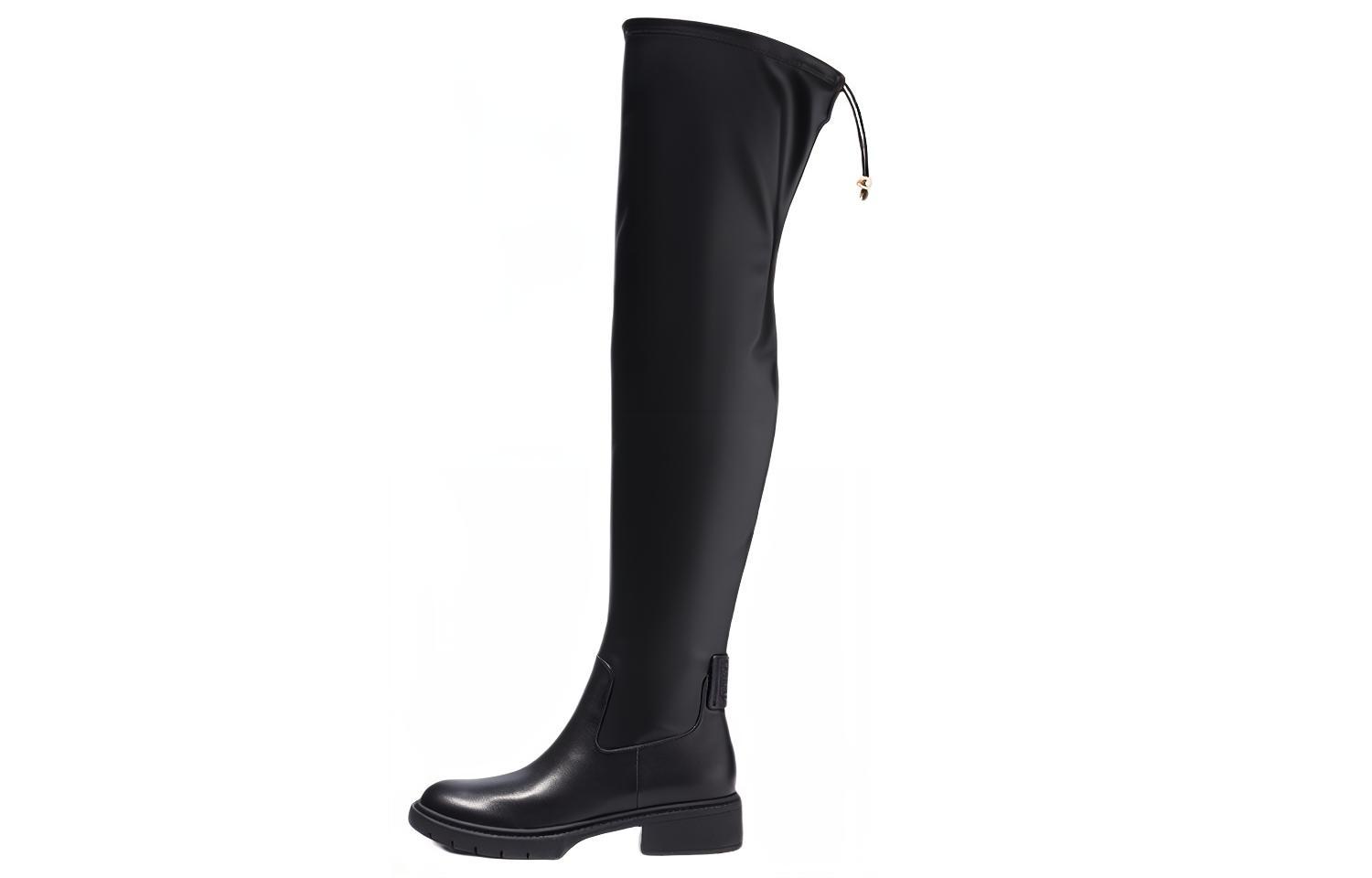 (W) Coach Lizzie High-Top 'Black Fashion'