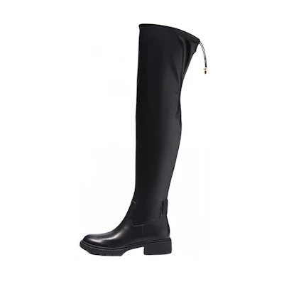 (W) Coach Lizzie High-Top 'Black Fashion'