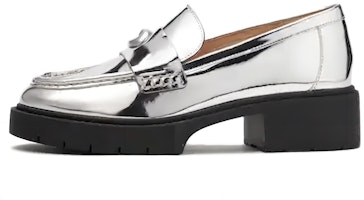 (Women) Coach Loafer 'Silver Slip-On' CM753_SLV (Women) Coach Loafer 'Silver Slip-On' CM753_SLV