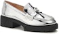 (W) Coach Loafer 'Silver Slip-On' Kasut Gelincir Perak CM753_SLV