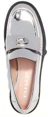 (Women) Coach Loafer 'Silver Slip-On' CM753_SLV Shop (Women) Coach Loafer 'Silver Slip-On' CM753_SLV