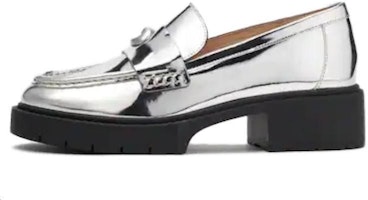 (Women) Coach Loafer 'Silver Slip-On' CM753_SLV (Women) Coach Loafer 'Silver Slip-On' CM753_SLV