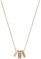 (Women) COACH Logo Engraved Necklace with Swarovski Crystals in Gold for Women. CB448GDBK (Women) COACH Logo Engraved Necklace with Swarovski Crystals in Gold for Women. CB448GDBK