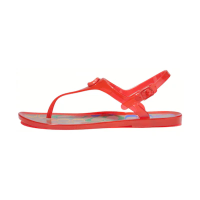 (W) Coach Logo PVC Sandal 'Red'