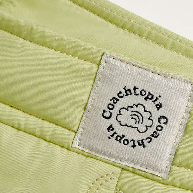 Details for (Women) COACH Loop Collection Heart-Quilted Cotton High-Waist Skirt Women Light Gray. CR806-M97