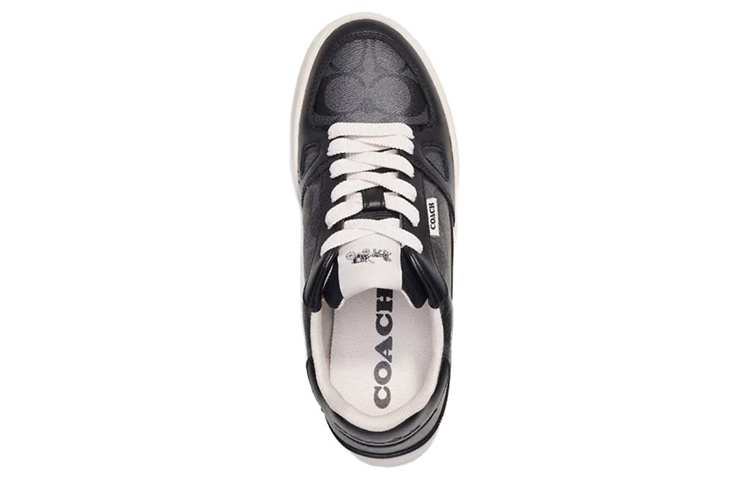 Shop (W) Sneaker Coach Low-Top 'Kulit Hitam' CM691_FBK