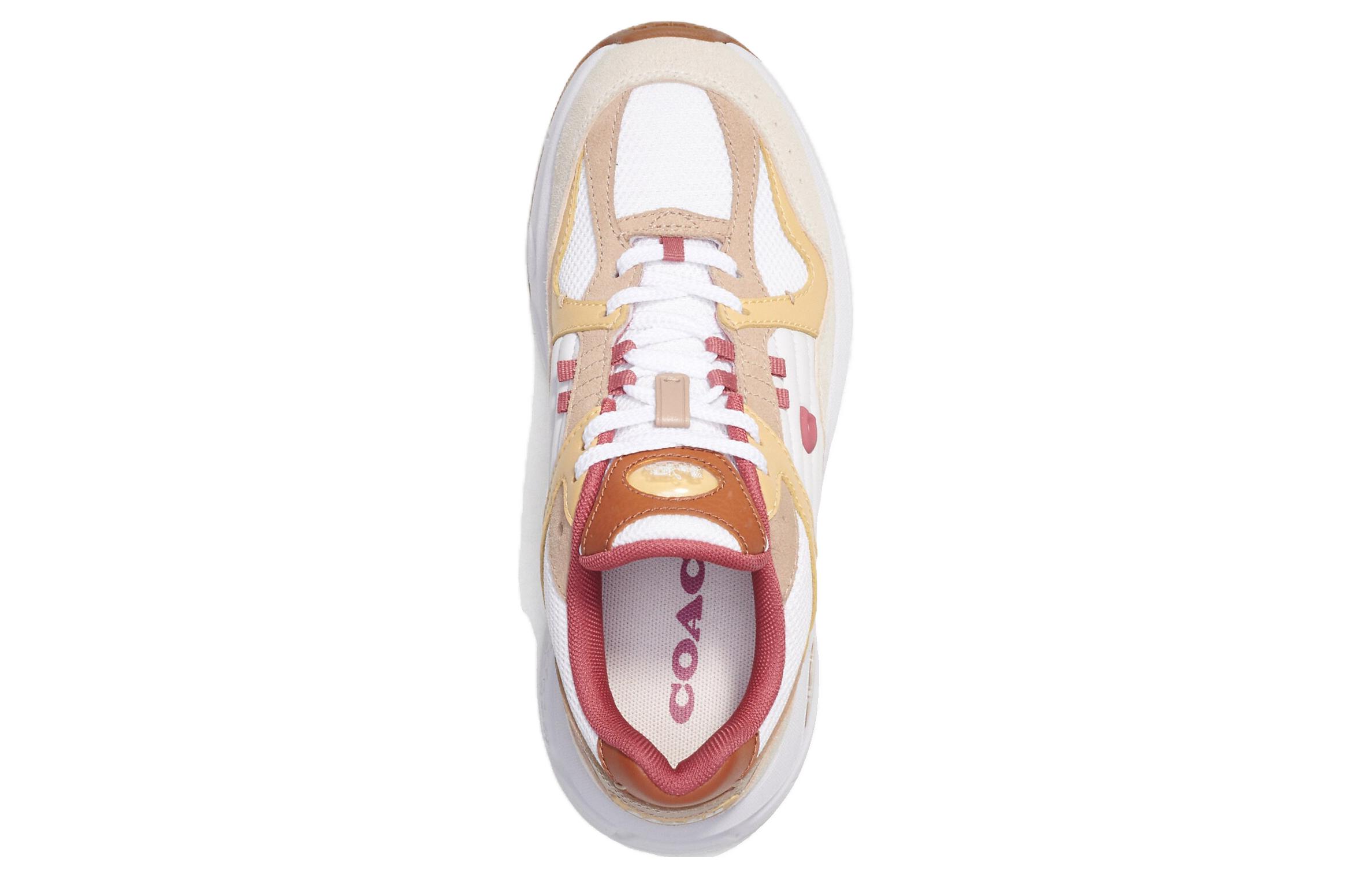 (W) Coach Low-Top Sneaker 'CMFT Lace-Up Beige' 圖 3