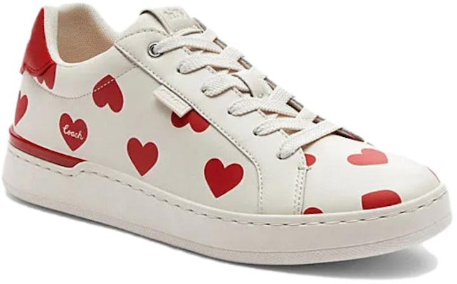 (Women) Coach Low-Top Sneaker 'Red and White' CQ093_WKA Order (Women) Coach Low-Top Sneaker 'Red and White' CQ093_WKA
