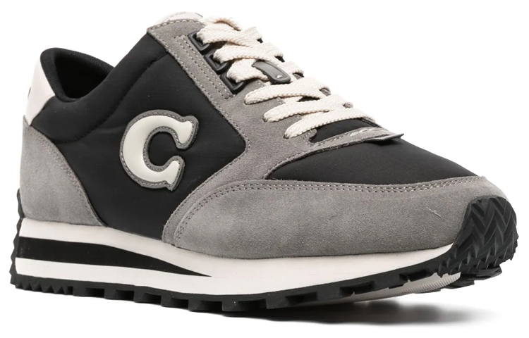 Lookbook (W) Coach Low 'Kulit Patchwork Abu-Hitam' CI311_BKHG