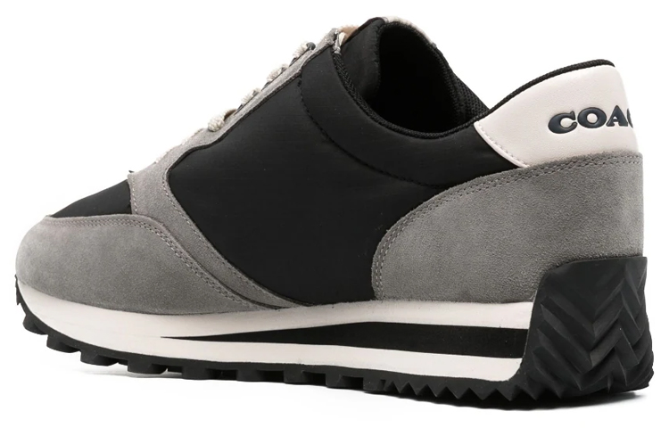 Purchase (W) Coach Low 'Kulit Patchwork Abu-Hitam' CI311_BKHG