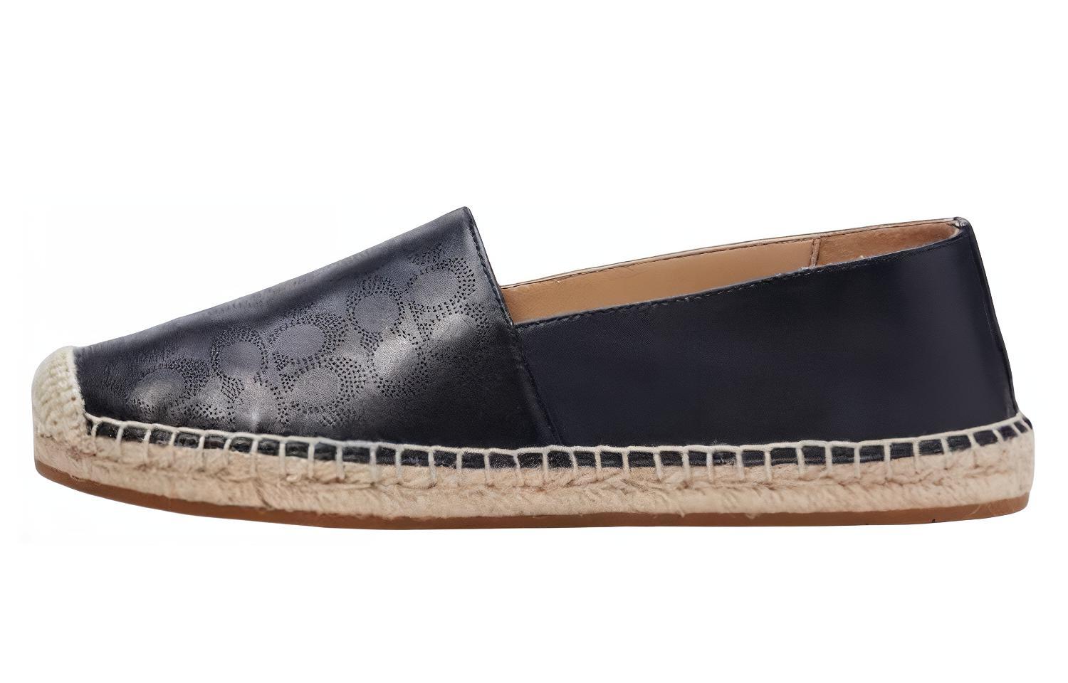 (W) Coach Low Top 'Logo Monogram Black'