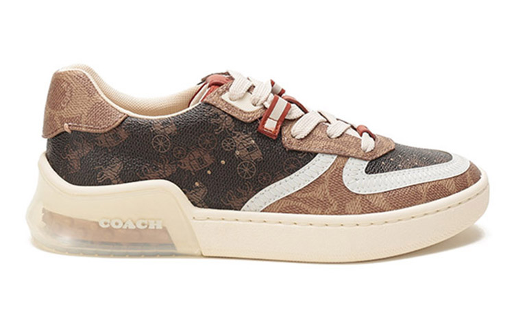 (W) Coach Low Top 'Printed Logo Brown' 圖 2