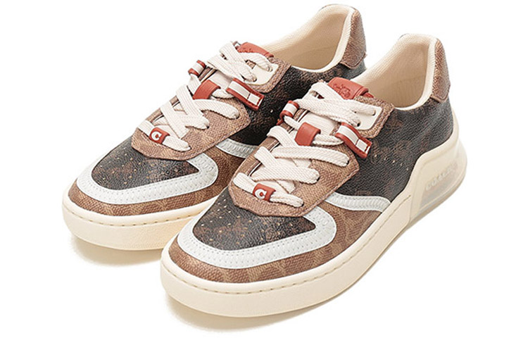 (W) Coach Low Top 'Printed Logo Brown' 圖 3
