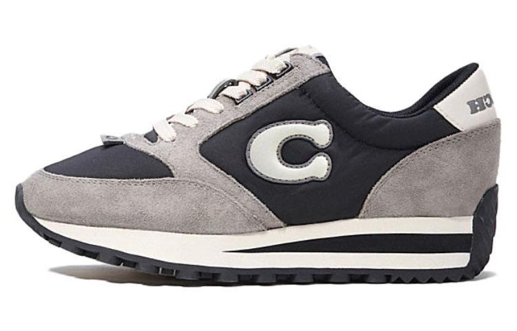 (W) Coach Low Top Lace-Up 'Black Casual'