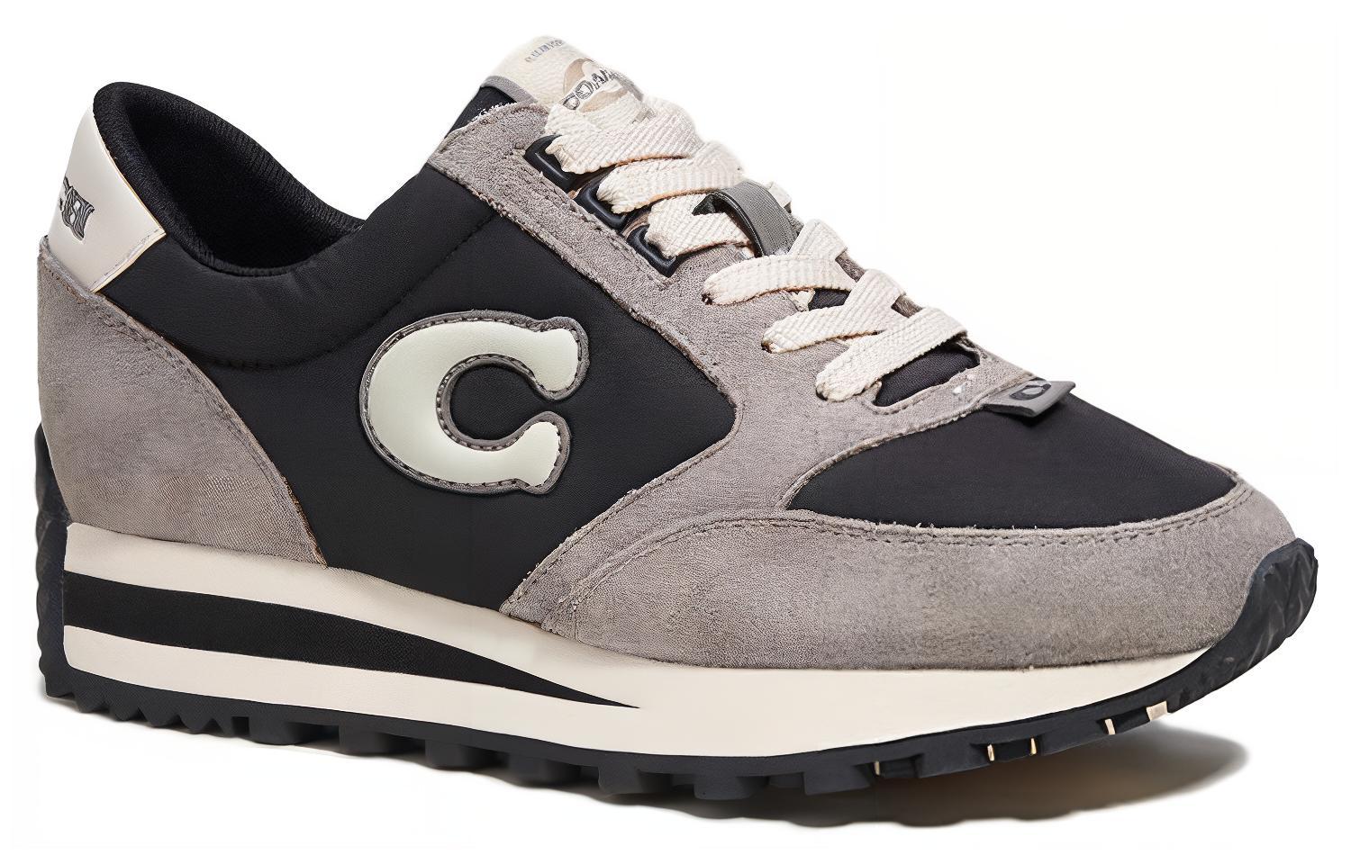 (W) Coach Low Top Lace-Up 'Black Casual' 圖 3