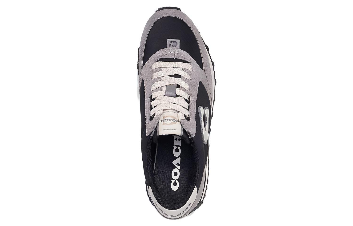 (W) Coach Low Top Lace-Up 'Black Casual' 圖 4