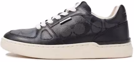 (Women) Coach Low-Top Sneaker 'Black Leather' CM691_FBK (Women) Coach Low-Top Sneaker 'Black Leather' CM691_FBK