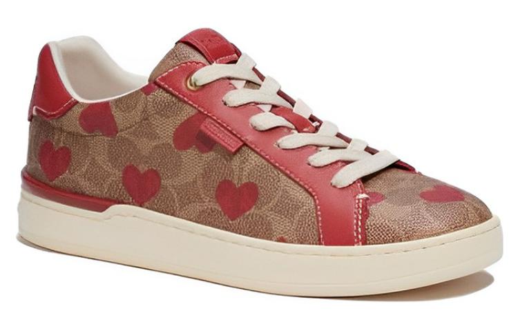 (W) Coach Low Top Sneaker 'Brown-Red' 圖 2