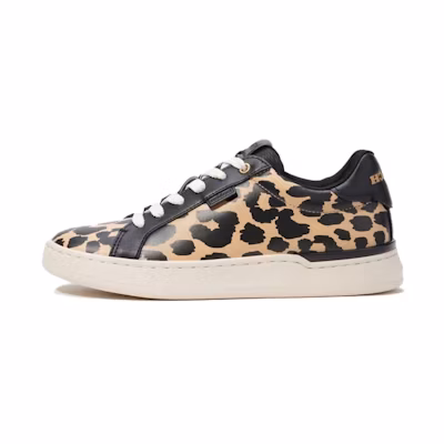 (W) Coach Lowline 'Leopard Print'