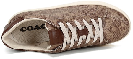 COACH蔻馳 Lowline Luxe 經典標誌休閒 時尚板鞋 女款 棕色 Purchase COACH蔻馳 Lowline Luxe 經典標誌休閒 時尚板鞋 女款 棕色