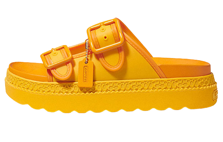 Buy (W) Sandalia Coach Lucy 'Hebilla de Moda - Naranja Amarillo' CA483_CY3