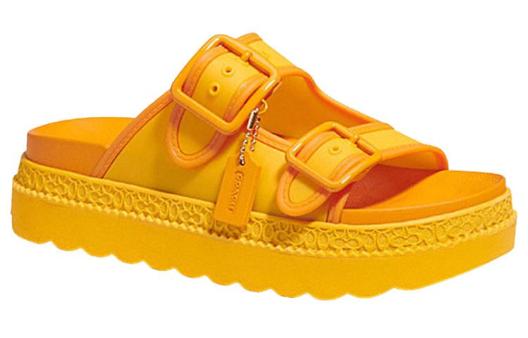 Lookbook (W) Sandalia Coach Lucy 'Hebilla de Moda - Naranja Amarillo' CA483_CY3