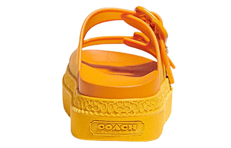 Purchase (W) Sandalia Coach Lucy 'Hebilla de Moda - Naranja Amarillo' CA483_CY3