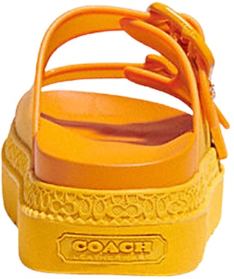 (Women) Coach Lucy Sandal 'Fashion Buckle - Orange Yellow' CA483_CY3 Shop (Women) Coach Lucy Sandal 'Fashion Buckle - Orange Yellow' CA483_CY3