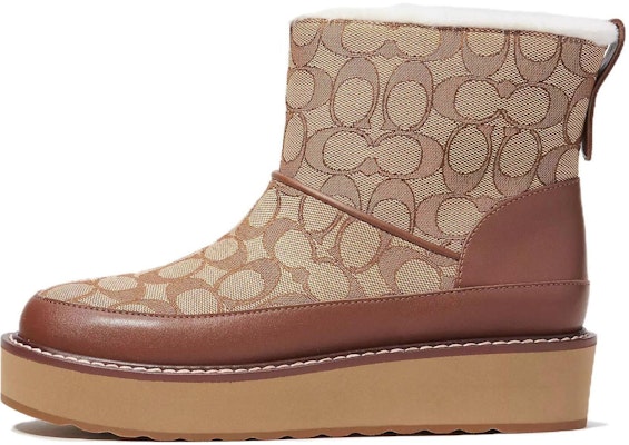 (Women) Coach Mid-Calf Snow Boots 'Versatile Fashion Brown' CM675_KHSD Buy (Women) Coach Mid-Calf Snow Boots 'Versatile Fashion Brown' CM675_KHSD