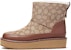 (W) But Snow Coach Mid-Calf 'Versatile Fashion Brown' Boots Lelaki/Wanita CM675_KHSD