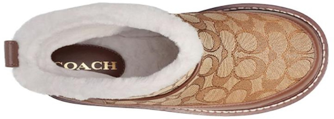 (Women) Coach Mid-Calf Snow Boots 'Versatile Fashion Brown' CM675_KHSD Lookbook (Women) Coach Mid-Calf Snow Boots 'Versatile Fashion Brown' CM675_KHSD