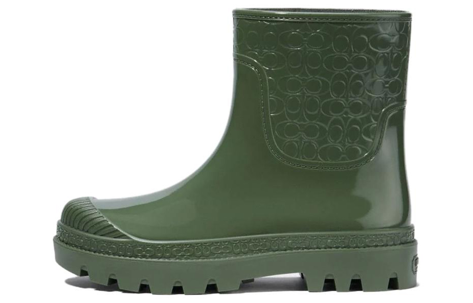 (Women) Coach Millie Rubber 'Green Slip-On' CE856-ARY