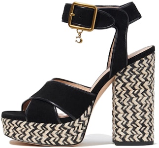 (W) 蔻驰Nelly真皮“舒适露趾”凉鞋 CI245_BLK Buy (W) 蔻驰Nelly真皮“舒适露趾”凉鞋 CI245_BLK