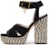 (Women) Coach Nelly Leather 'Comfort Open-Toe' CI245_BLK