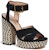 (Women) Coach Nelly Leather 'Comfort Open-Toe' CI245_BLK