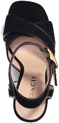 (Women) Coach Nelly Leather 'Comfort Open-Toe' CI245_BLK Lookbook (Women) Coach Nelly Leather 'Comfort Open-Toe' CI245_BLK