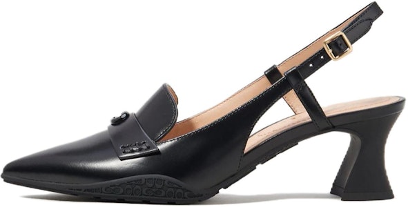 (W) 蔻驰 Nikola 黑色尖头露背粗跟鞋 CM757_BLK Buy (W) 蔻驰 Nikola 黑色尖头露背粗跟鞋 CM757_BLK