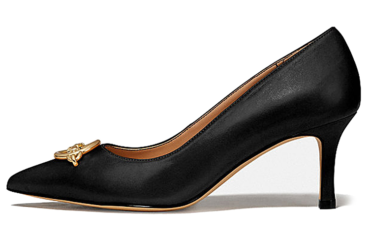 (W) Coach Odette High Heels 'Elegant Patchwork Black'