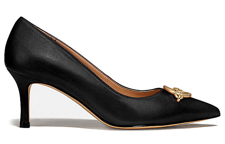 (W) Coach Odette High Heels 'Elegant Patchwork Black' 圖 2