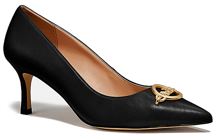 (W) Coach Odette High Heels 'Elegant Patchwork Black' 圖 3