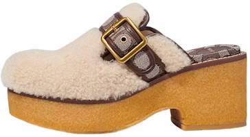 (Women) Coach Open-Toe Comfort Slide 'Fashion Beige' CD156-UV4 (Women) Coach Open-Toe Comfort Slide 'Fashion Beige' CD156-UV4