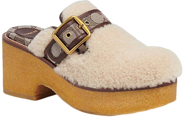 (Women) Coach Open-Toe Comfort Slide 'Fashion Beige' CD156-UV4 Lookbook (Women) Coach Open-Toe Comfort Slide 'Fashion Beige' CD156-UV4