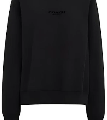 (W) Coach Oversized 黑色圓領標誌長袖上衣 SS24 系列 CR036-BLK Details for (W) Coach Oversized 黑色圓領標誌長袖上衣 SS24 系列 CR036-BLK