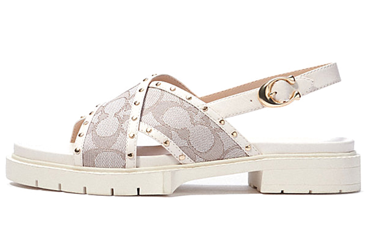(W) Coach Palmer Sandal 'White Fashion'
