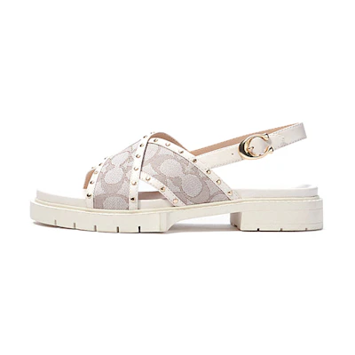 (W) Coach Palmer Sandal 'White Fashion'