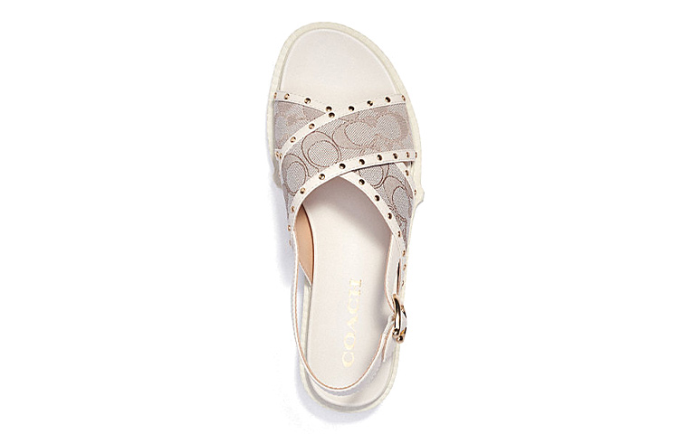 (W) Coach Palmer Sandal 'White Fashion' 圖 3