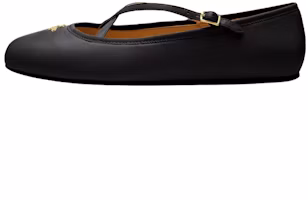 (Women) COACH Phoebe Black Leather Ballet Flats with Round Toe and Buckle. CDF60-BLK (Women) COACH Phoebe Black Leather Ballet Flats with Round Toe and Buckle. CDF60-BLK