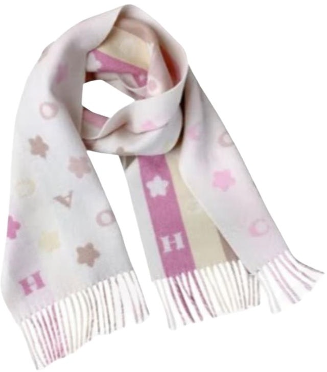 women-coach-pink-wool-scarf-with-tassels-star-and-letter-pattern-4623-lrd