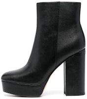 (Women) Coach Polished Leather Platform High Heel Ankle Boots 'Black' CE300_BLK (Women) Coach Polished Leather Platform High Heel Ankle Boots 'Black' CE300_BLK